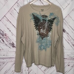 Cremieux Monarchy Lion Shield Thermal Shirt